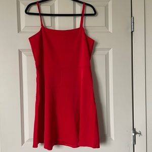 Francesca’s mini red dress